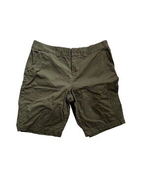 Tommy Hilfinger Womens Shorts  Green Front Plus Size 18 Mom High Rise u